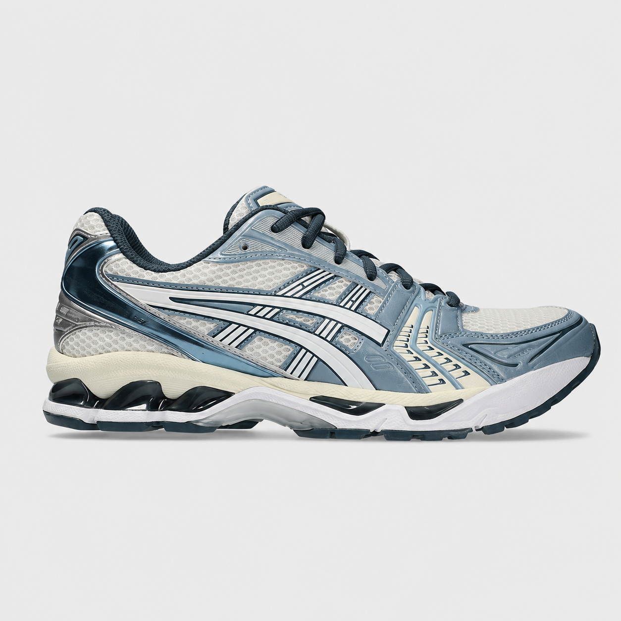 Asics Gel Kayano 14 Trainers - Cream/Raw Indigo